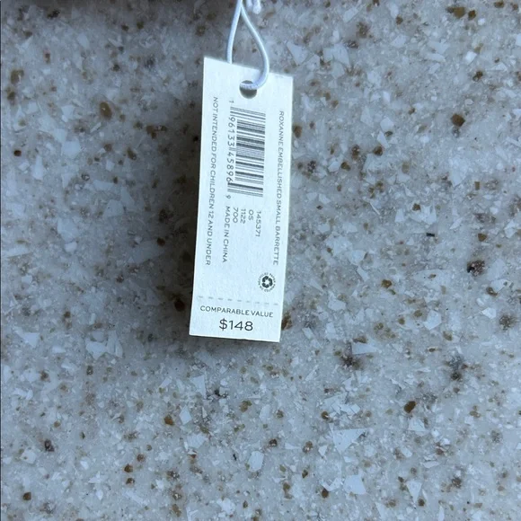 Tory Burch Brown and Gold Embellished Hair Clip - Picture 3 of 7